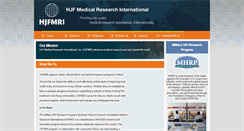 Desktop Screenshot of hjfmri.org